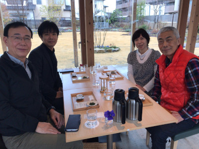 日本茶カフェ・サングラムにて（菊川）